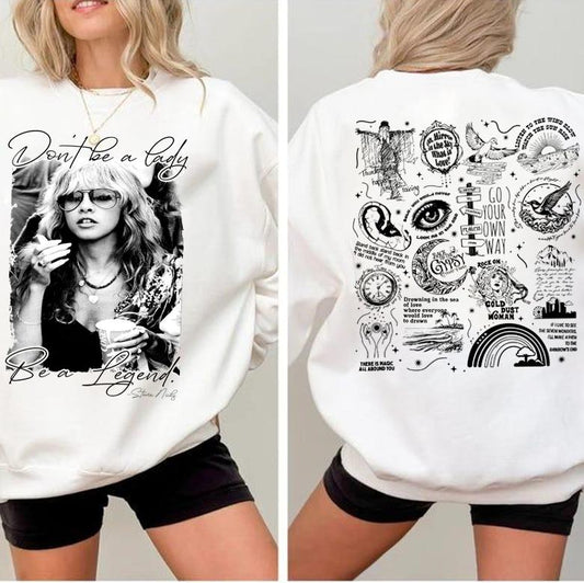 Tracklist Stevie Nicks 2 Sides Newest Shirt Sweatshirt Hoodie, Silver Springs Shirt Unisex, Gifts For Her