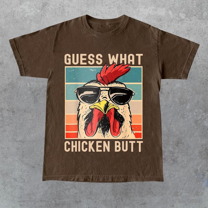 Guess What Chicken Butt Shirt, Funny Chicken Meme T-Shirt, Unisex Shirt, Gift For Women, Gift For Men, Shirt For Women, Shirt For Men, shirt summer se