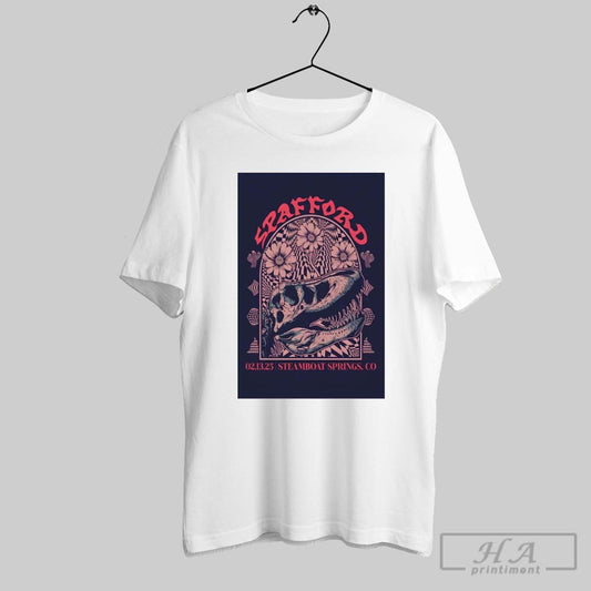 Poster Tour 2025 Spafford Steamboat Springs Co 02 13 25 T Shirt