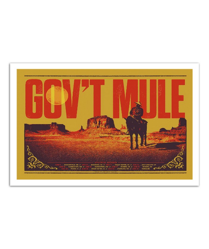 Poster Gov't Mule June 2023 Tour