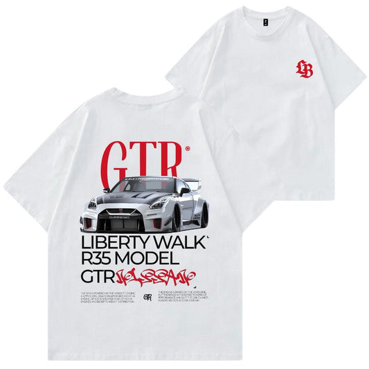 JDM GTR R35 Liberty Walk T-shirt, Hoodie, Sweater, Car Enthusiast Shirt, Car Clothing, Unisex, Vintage car shirt