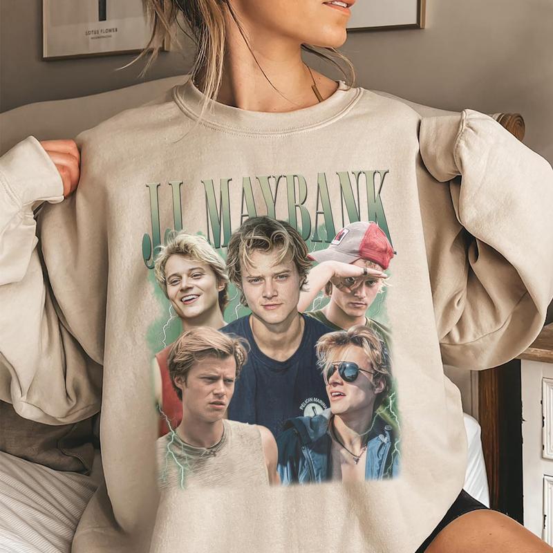 Outer Banks JJ Maybank T-Shirt, Movie Fan Hoodie, Sweatshirt Unisex Crewneck, Casual Menswear Womenswear Fabric, Urban Street Tee