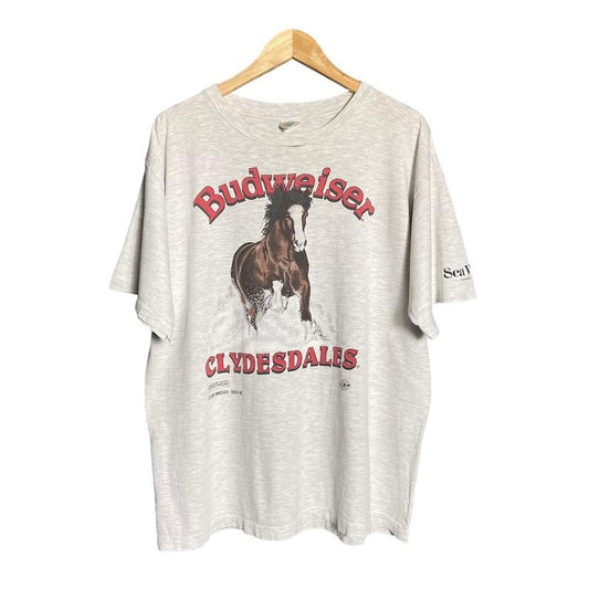 Vintage Budweiser Horse Florida T-Shirt, Retro Beer Shirt, Summer Tee, For Men, For Women