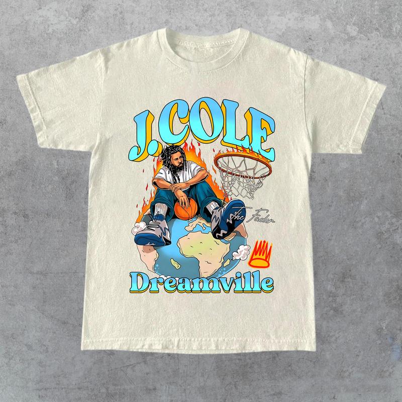 Limited J Cole Dreamville Vintage T-Shirt, Gift For Women and Man Unisex T-Shirt