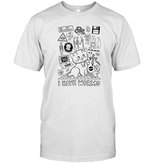 Limited Cursed Worms Funny Shirt