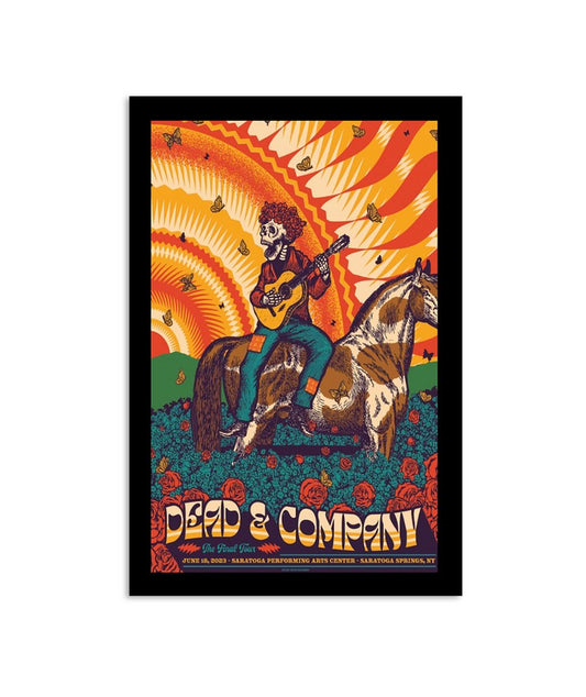 Poster Dead & Company June 18 Final Tour 2023 Saratoga Performing Arts Center Saratoga Springs NY