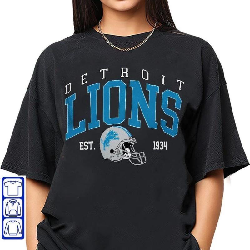 Detroit Lions Sweatshirt, Detroit Football Crewneck, Detroit Shirt - Sport Graphic Tees - Unisex Sweatshirt - For Women And For Men - Football Fan Gifts
