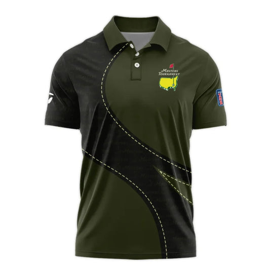 Pattern Military Green Masters Tournament Taylor Made Polo Shirt Style Classic Polo Shirt For Men