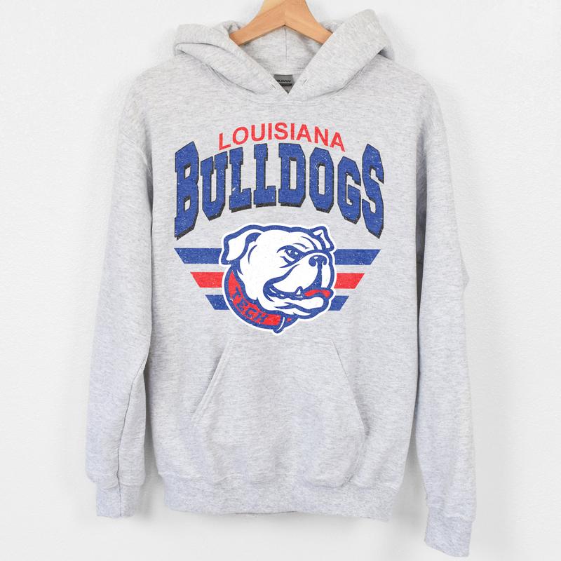 27. Louisiana Tech Bulldogs Vintage NCAA Sweatshirt, University Sports Gift, Classic Fan Gear for Football Enthusiasts