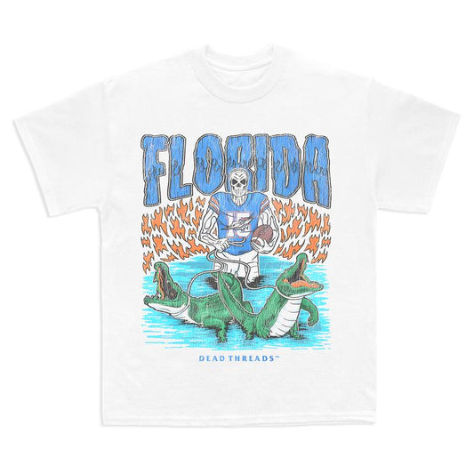 Florida Gators football, The Gators Graphic T-Shirt Deadman Gators Football Bowl Subdivision, Full Cotton, Men's Top Women's Top American College Foot