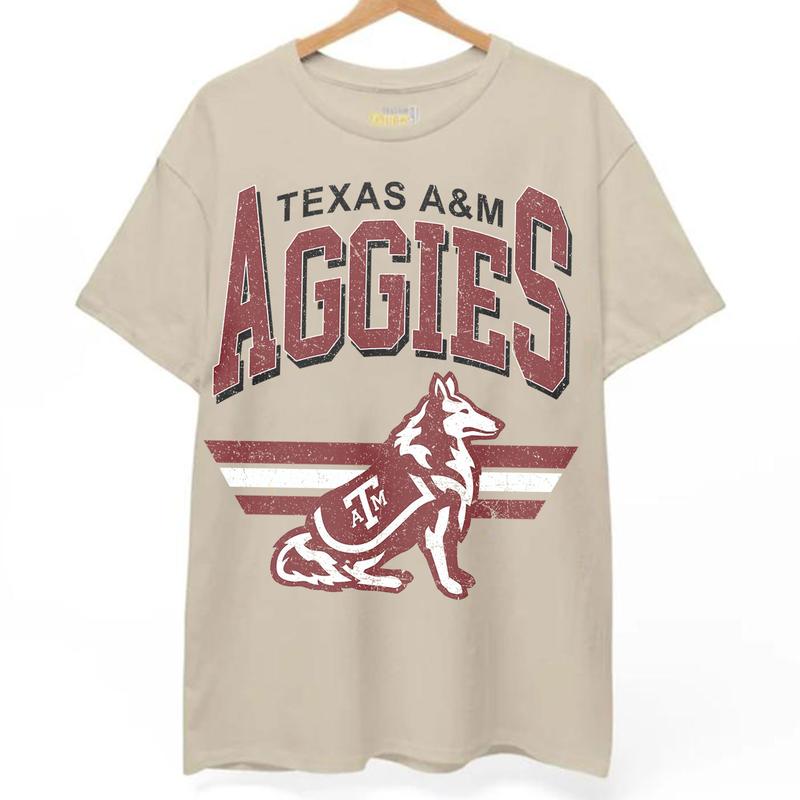 Texas A&M Aggies Vintage NCAA Sweatshirt, University Football Shirt, Classic Gift for Fans, Cotton, T-Shirt, Hoodie, Unisex Sport Style Collection