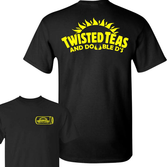 Twisted Teas and Double D's T-Shirt, Unisex T-Shirt, Ful Color T-Shirt, For Men, For Women planbtwistedtea