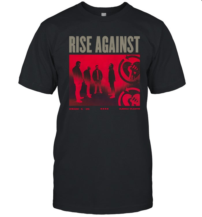 2024 Rise Against Band Photo Chicago Il Shirt