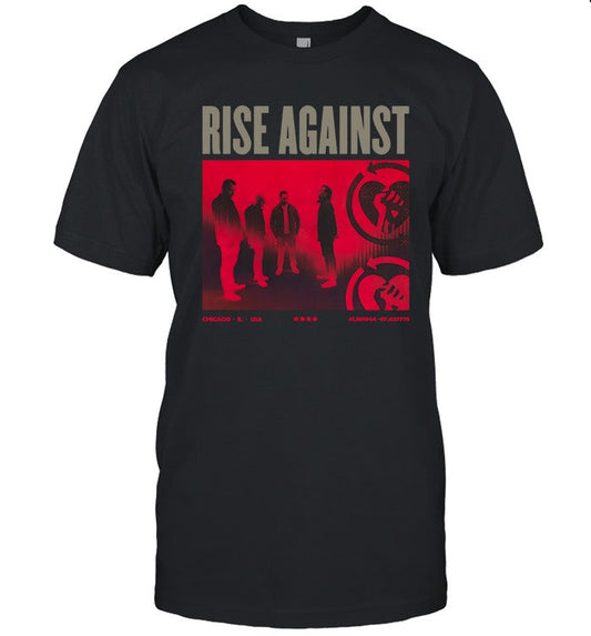 2024 Rise Against Band Photo Chicago Il Shirt