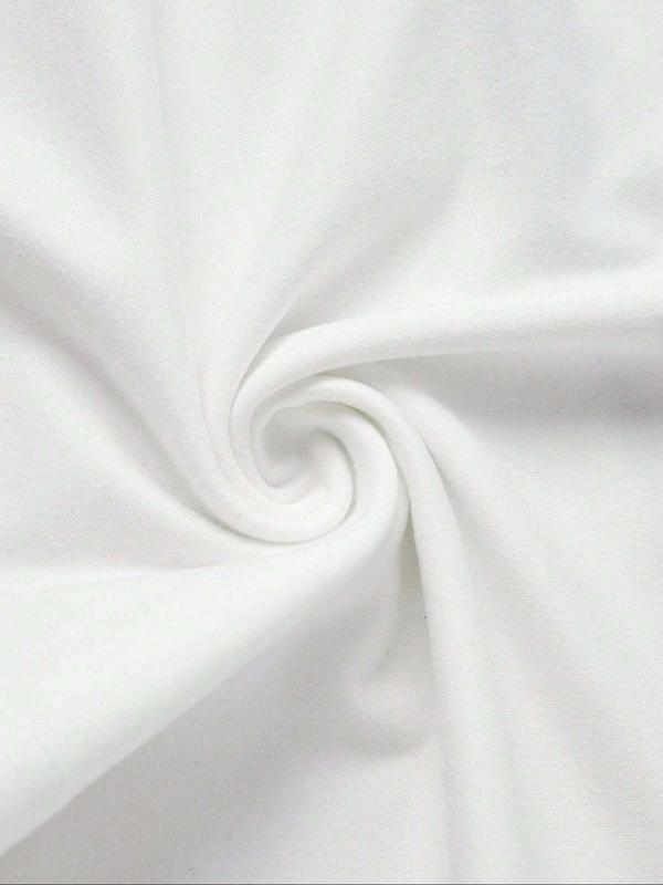 Women's Letter Print Round Neck Crop Tee, Casual Short Sleeve Crew Neck T-Shirt for Summer, Graphic Tees,Ã‚Â Streetwear Women's Top for Daily Wear