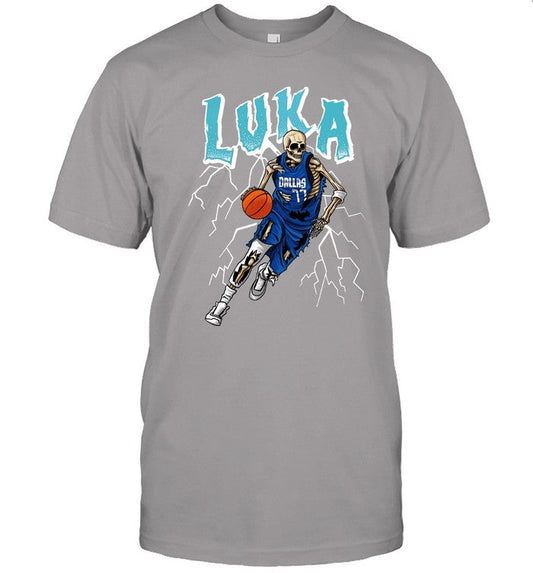 Luka Doncic Dallas Skeleton Graphic Tee