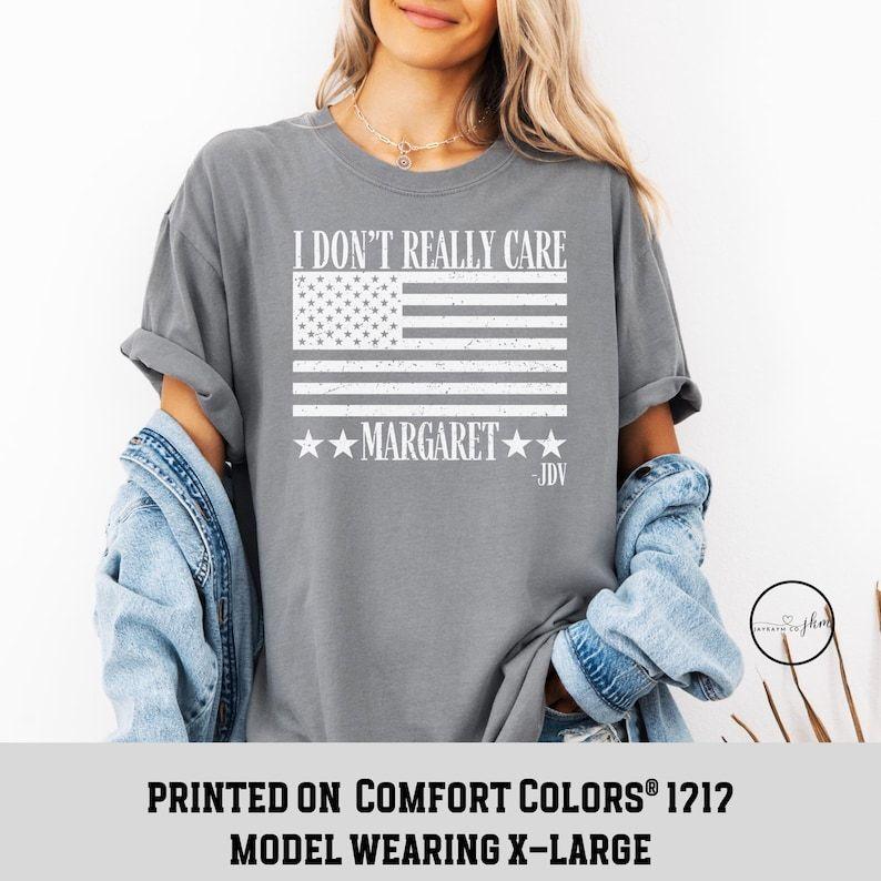 I Don't Really Care Margaret Vice President Vance Republican Shirt, Unisex Trending Republican T-Shirt, Trump Vance 2024 Political TShirt