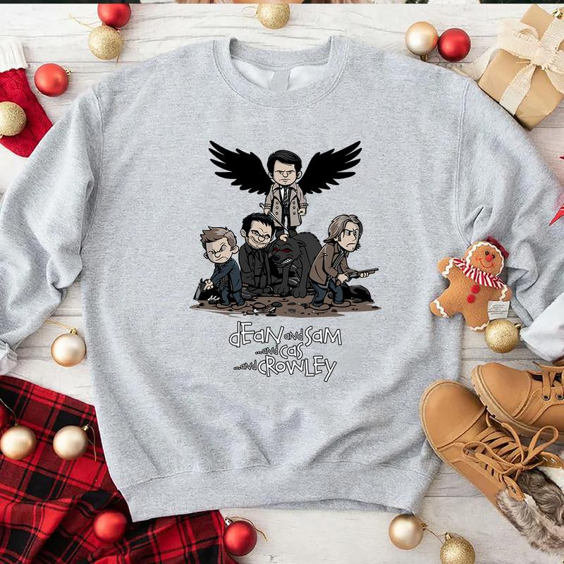 Supernatural Shirt, Supernatural Vintage T Shirt, Supernatural Friends T Shirt, Gift For Woman and Man Unisex T-Shirt Sweatshirt Hoodie Casual Cotton