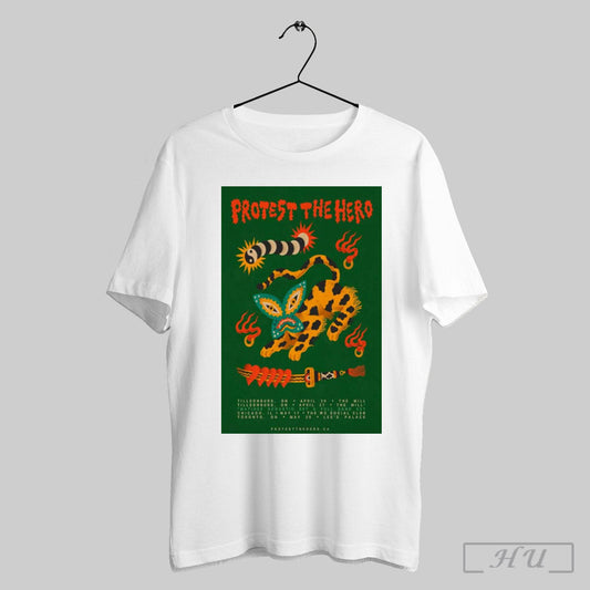 Poster Protest The Hero April And May 2025 Spring Tour T Shirt Sweatshirt