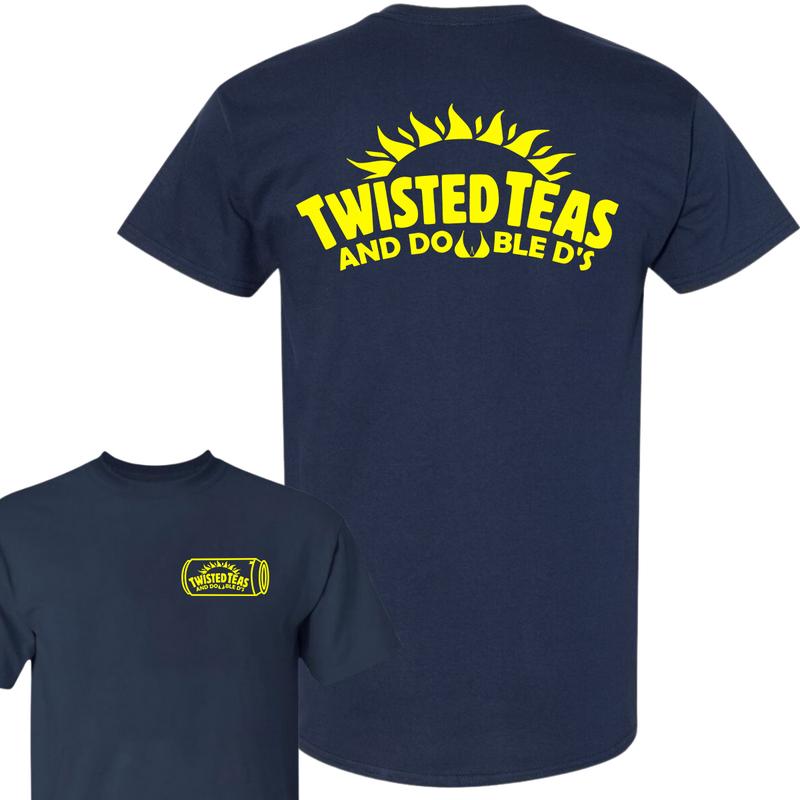 Twisted Teas and Double D's T-Shirt, Unisex T-Shirt, Ful Color T-Shirt, For Men, For Women planbtwistedtea