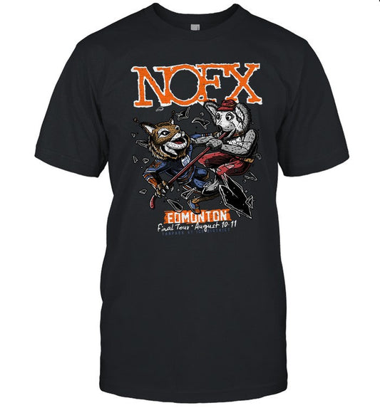 NOFX Edmonton Final Tour August 10-11 2024 Fanpark At ICE District Shirt