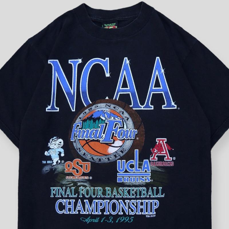1995 NCAA Final Four Championship Vintage T-shirt Menswear Top