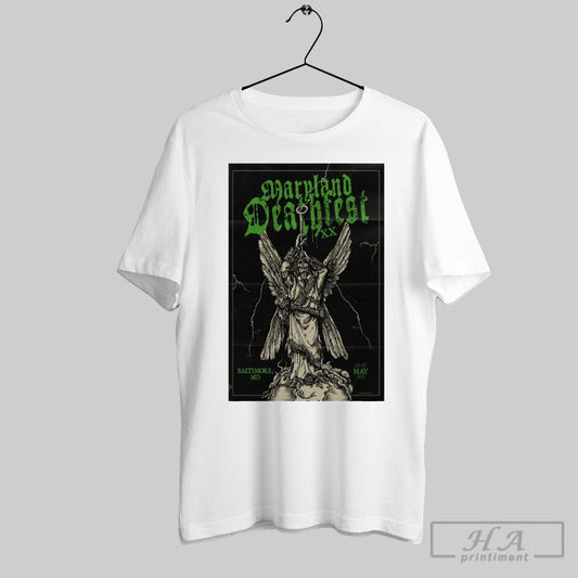 Poster Maryland Deathfest Baltimore Md May 22 25 2025 T Shirt