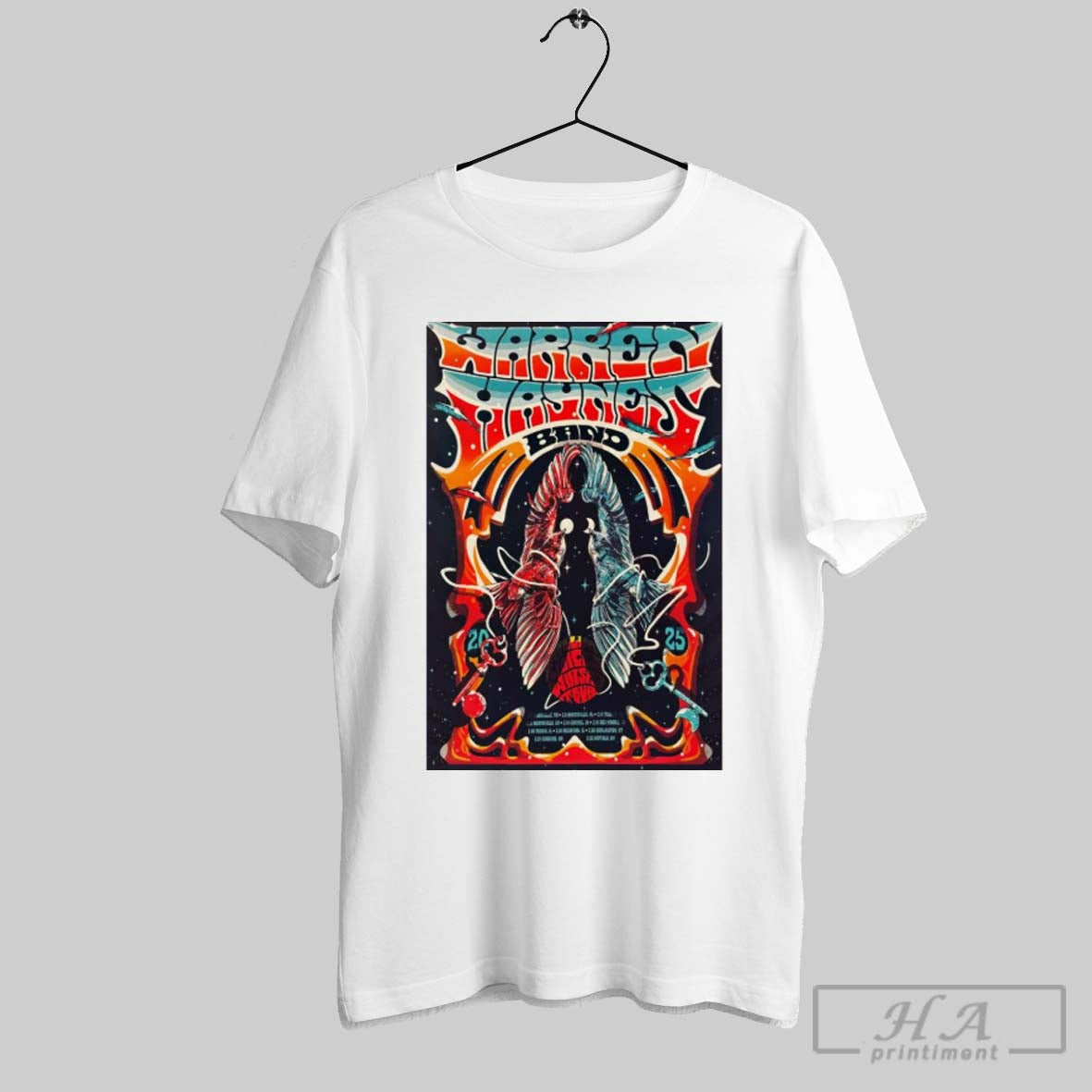 Poster Warren Haynes Band Million Voices Whisper Winter Tour 2025 T Shirt