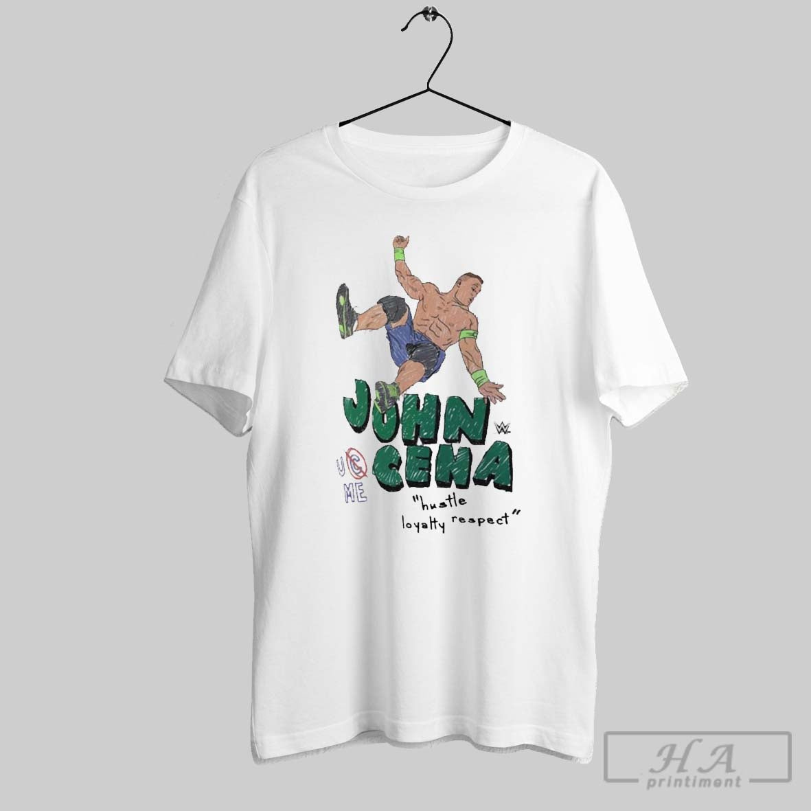 Ripple Junction John Cena U Cant See Me Hustle Loyalty Respect Wwe 2025 T Shirt