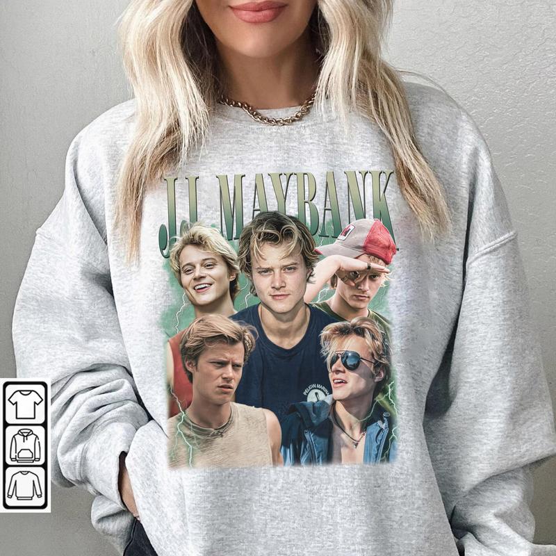 Outer Banks JJ Maybank T-Shirt, Movie Fan Hoodie, Sweatshirt Unisex Crewneck, Casual Menswear Womenswear Fabric, Urban Street Tee