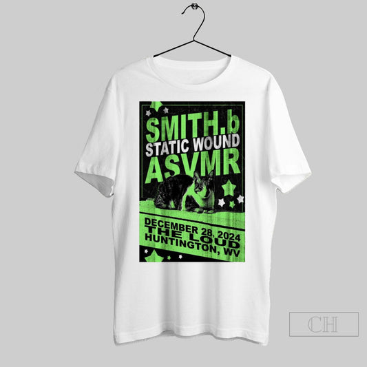Smith B Static Wound Asvmr Dec 28 2024 Huntington Wv Tour T Shirt
