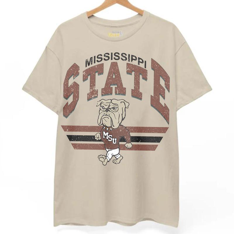 Mississippi State Bulldogs Vintage Football NCAA Sweatshirt - Tshirt - Hoodie, Mississippi State University Unisex Football NCAA Shirt, Unisex Vintage NCAA Shirt, Classic Football Shirt, Gifts For Football Fan Sport, Cotton, Sweatshirt, T-Shirt, Hoodie