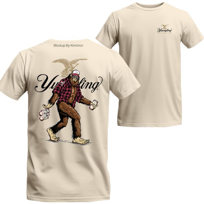 Bigfoot Yuenglin Traditional T-Shirt Hoodie 2 Side, Unisex T-shirt For Men, For Women, Best choice, Menswear Top Underwear Streetwear Tshirt
