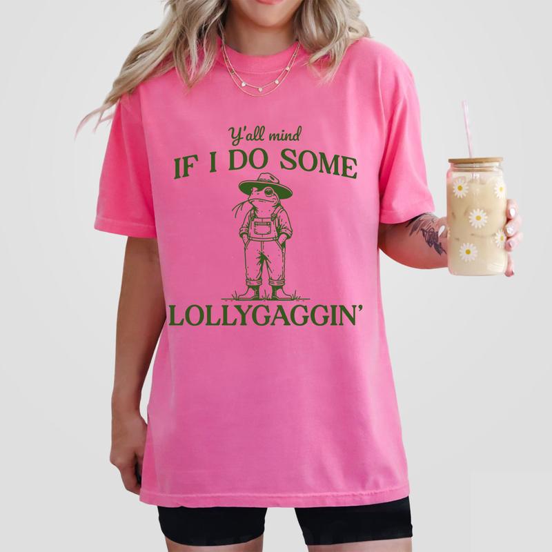 Y'all Mind If I Do Some Shirt, Funny Shirt For Women, Frog Shirt, Frog Lover Tee, Cowboy Frog Shirt, Funny Western Shirt, Frog T-shirt, Women's Tops, 90s Graphic Shirt, Funny Cowgirl Shirt, Gift For Her, Frog Meme Tee