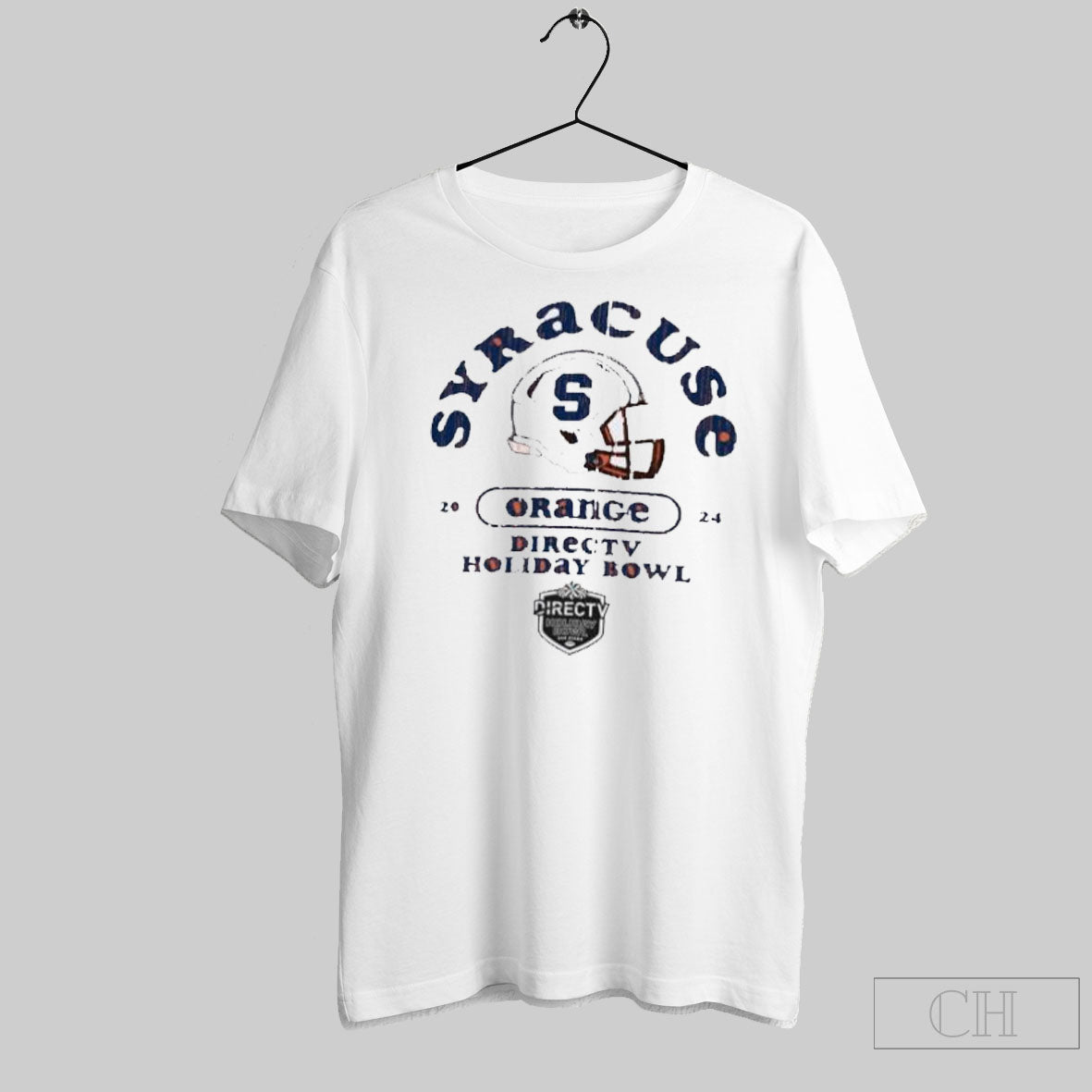Syracuse Orange 2024 Directv Holiday Bowl Helmet T Shirt