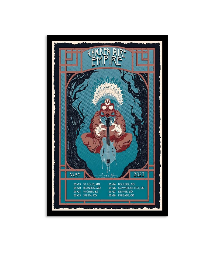 Poster 2023 Chicken Wire Empire May Tour