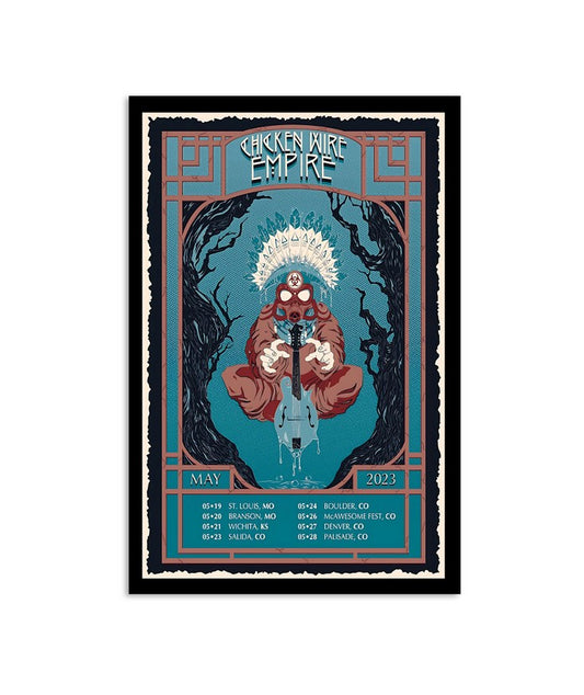 Poster 2023 Chicken Wire Empire May Tour