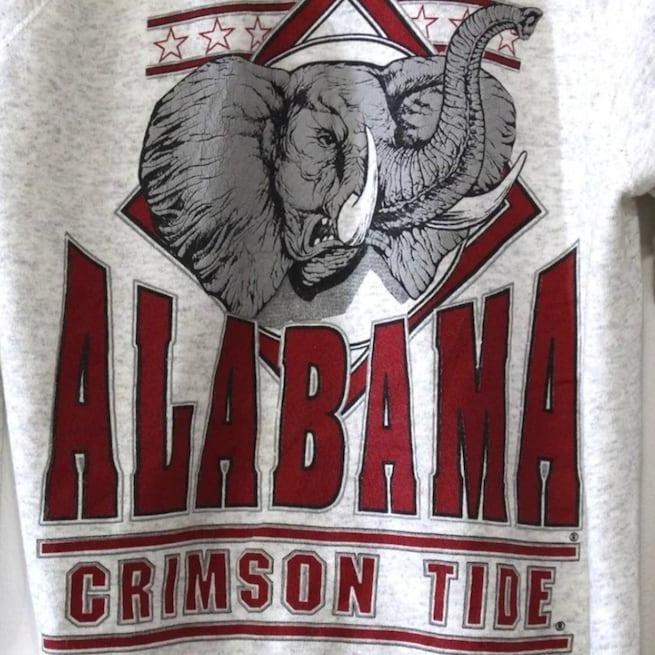 Vintage University of Alabama Crimson Roll Tide Sweatshirt, t-Shirt, Hoodie, Alabama Crimson Sweater, Christmast Gifts Cotton