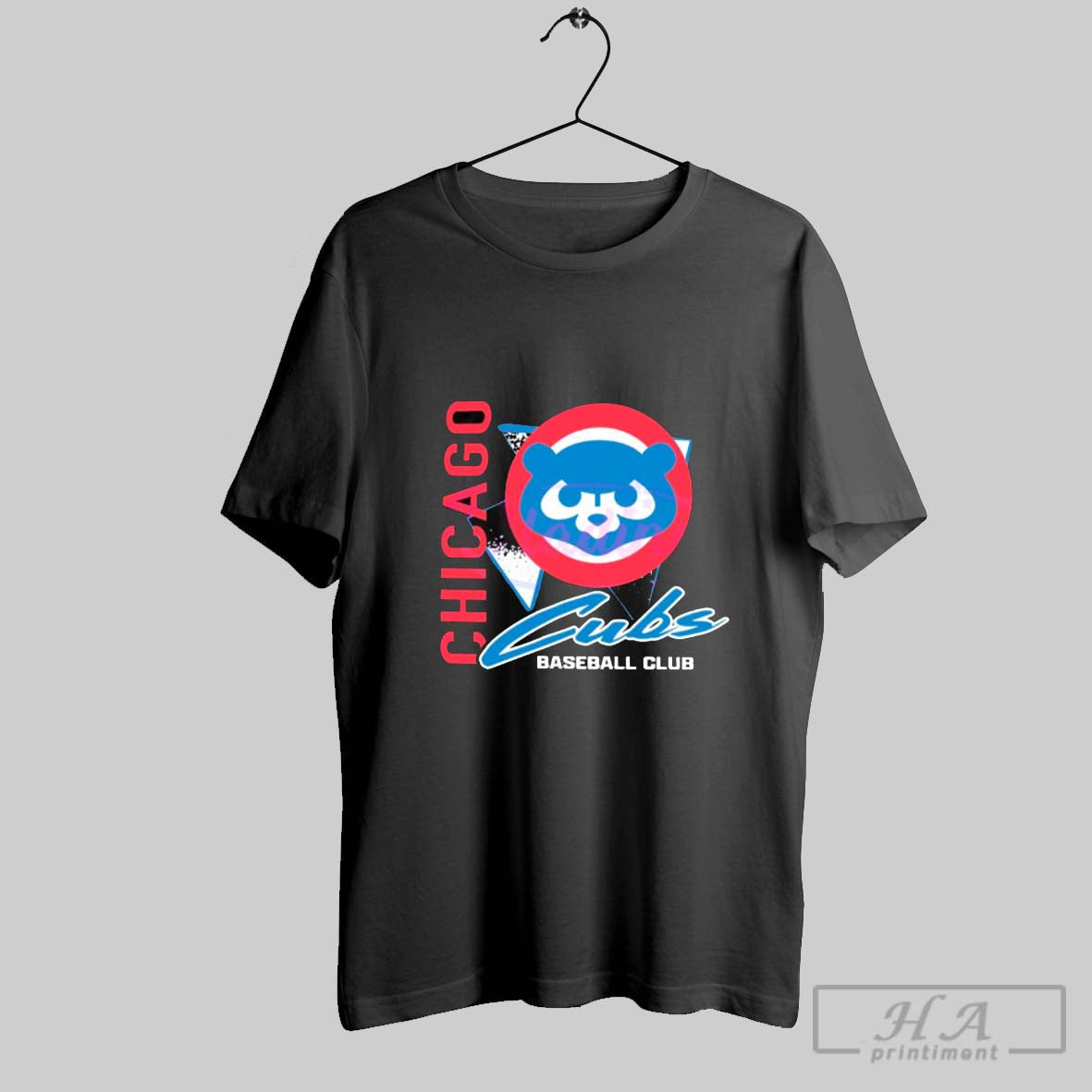 Retro Vintage Chicago Cubs Logo Mascot Baseball Club Shirt