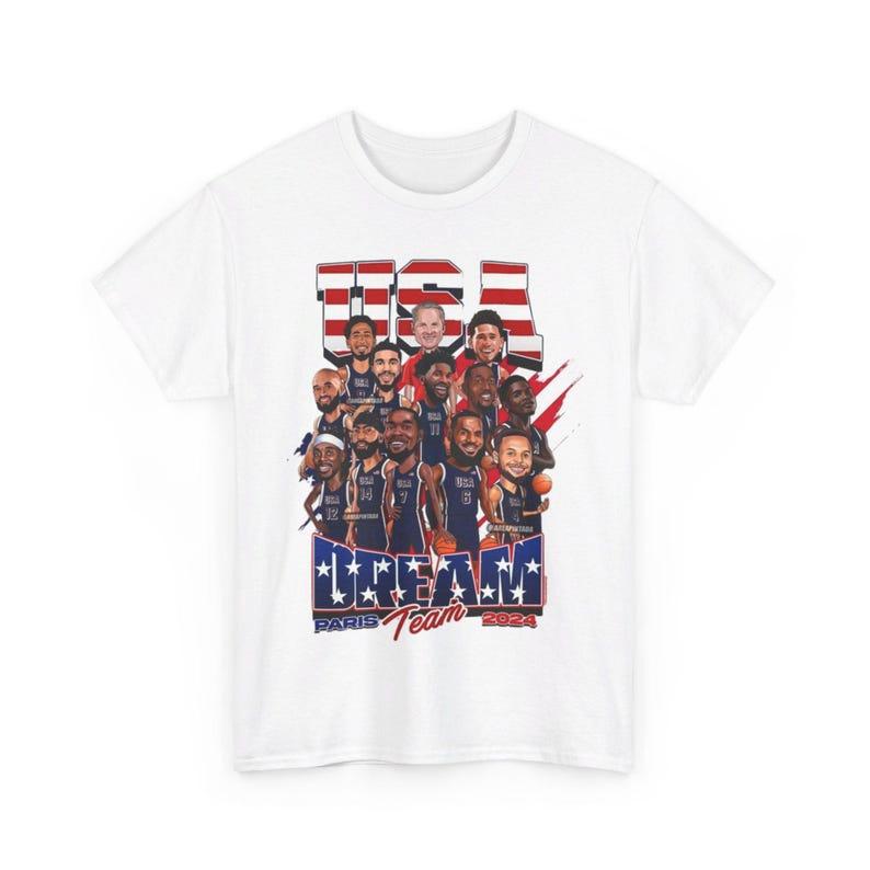 U-S-A Basketball Dre.a.m Team 2024 Tee