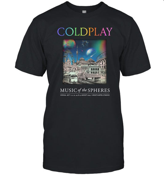 Coldplay Tour 2024 Ernst Happel Stadion Vienna, AUT Shirt
