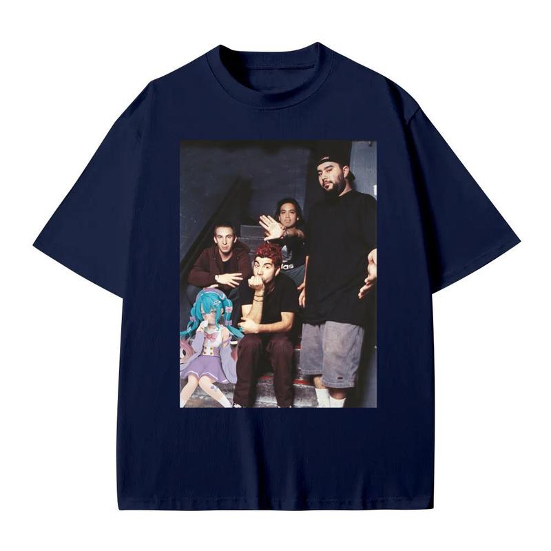 Limited Hatsune Miku Anime Shirt Cotton Menswear