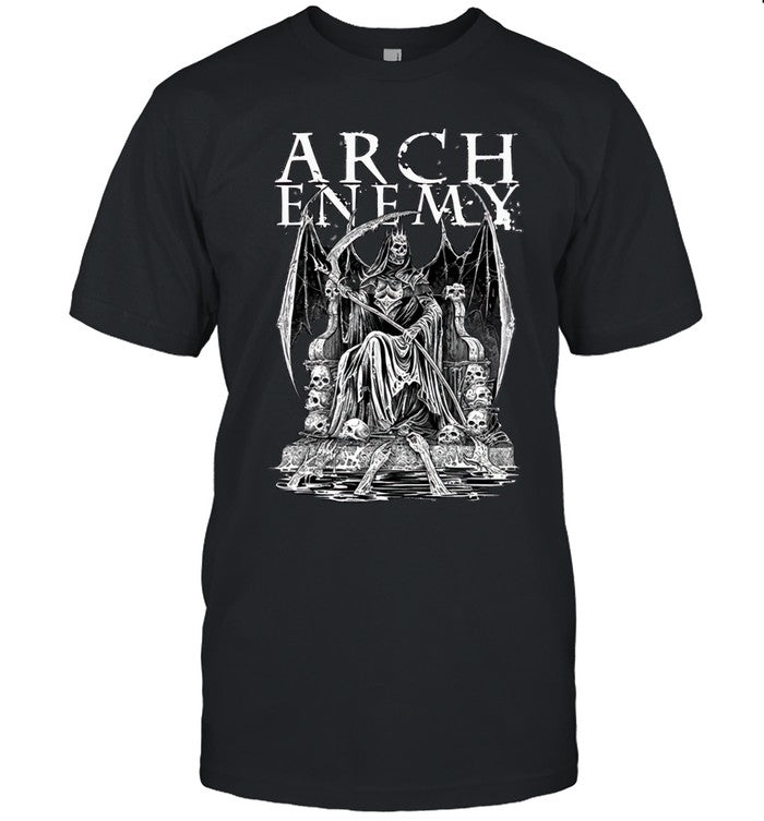 New 2024 Arch Enemy Blood Dynasty Tour 2024 Acid Washed T Shirt
