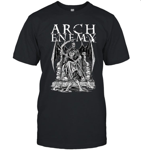 New 2024 Arch Enemy Blood Dynasty Tour 2024 Acid Washed T Shirt
