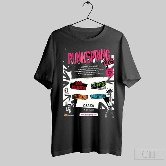 Punk Spring 2025 Sunday 29 March 2025 In Osaka Lineup Iggy Pop Bad Religion Sex Pistol Ft Frank Carter Yellowcard Pennywise Shirt Sweater