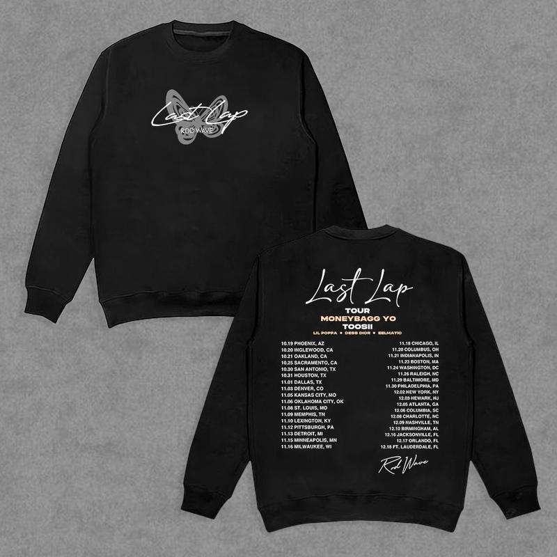 Rod Wave V5 Last Lap T-Shirt,Graphic T-Shirt, Rapper Shirt Rap Tee, Vintage Y2K, Hoodie, Sweatshirt Clothing Cotton