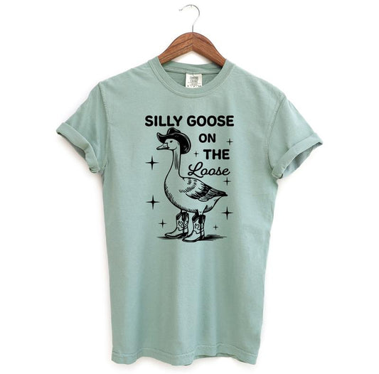 Silly Goose On The Loose Shirt, Funny Comfort Colors TShirt
