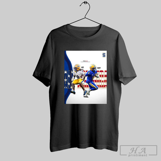 Poster Pitt Panthers Football Kyle Louis And Desmond Reid Athlon Sports College Football Way Too Early All America Team For 2025 T Shirt