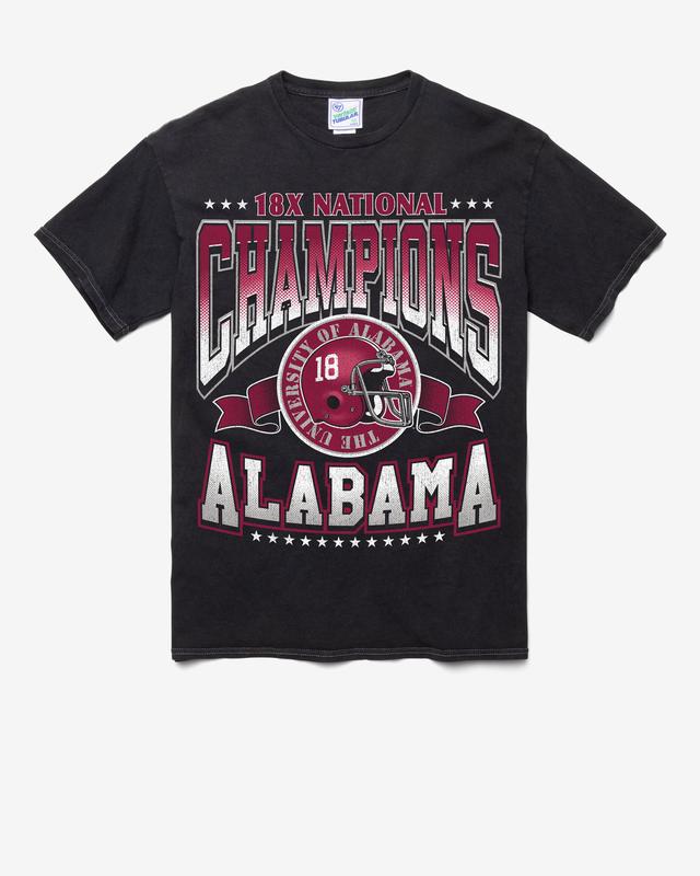 ALABAMA CRIMSON TIDE H-CHAMPS LOCKER VINTAGE  TUBULAR TEE, VINTAGE GRAPHIC TEES, TP