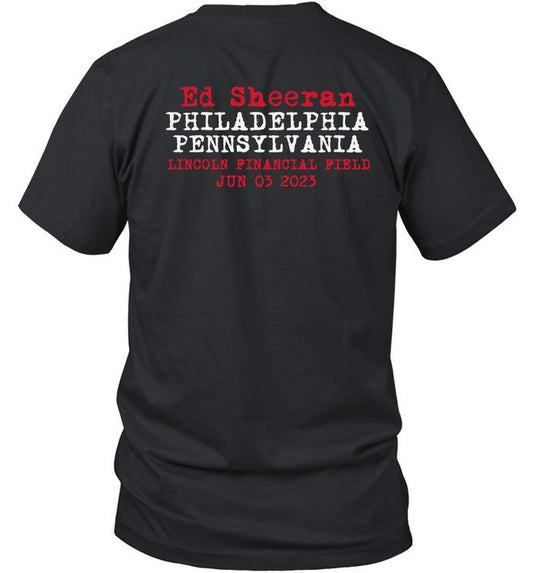Philadelphia Pennsylvania Ed Sheeran Mathematics Tour 2023 Shirt